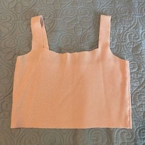 Light pink cropped tank